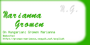 marianna gromen business card